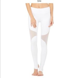 Alo Yoga white extra small Coast Leggings